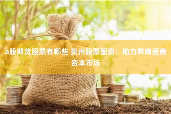 a股期货股票有哪些 贵州股票配资：助力黔商逐鹿资本市场
